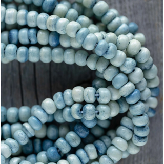 *数量限定 藍染bone beads(各種パーツ)