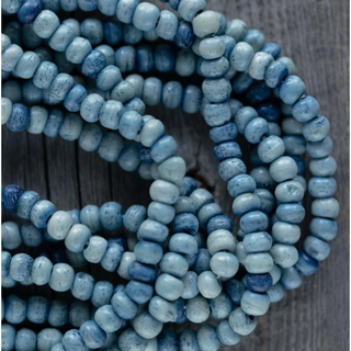 *数量限定 藍染bone beads(各種パーツ)