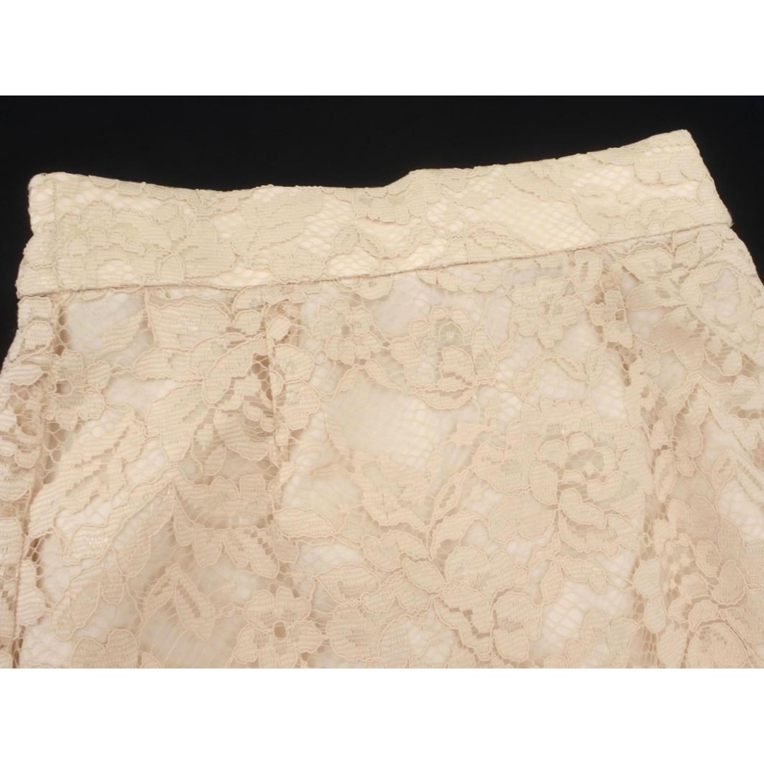 CLEAR IMPRESSION(クリアインプレッション)のCLEAR IMPRESSION クリアインプレッション 総レース スリット タイト スカート size1/ベージュ ■◆ レディース レディースのスカート(ロングスカート)の商品写真