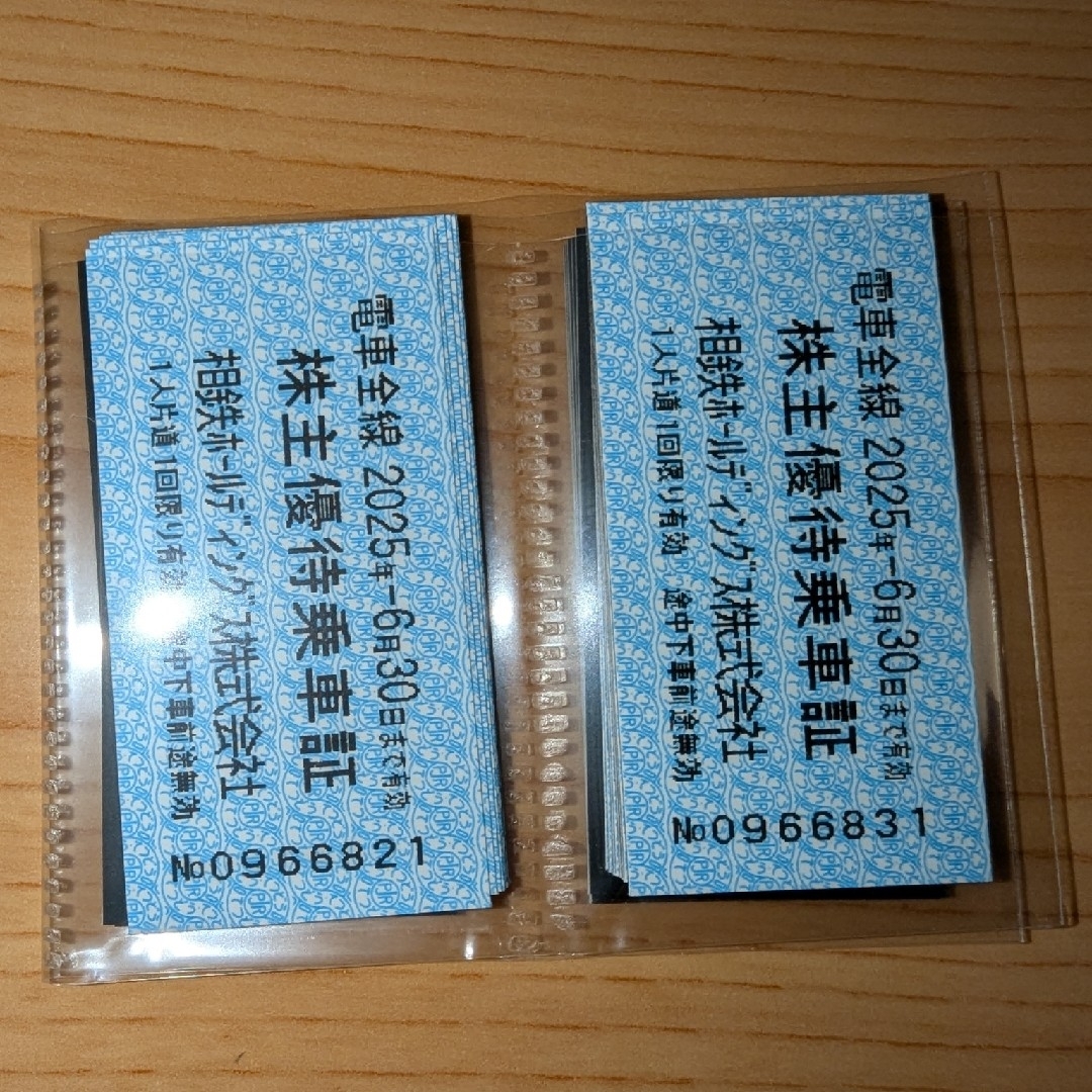 相鉄 相模鉄道 株主優待乗車証 電車全線 20枚 チケットの乗車券/交通券(鉄道乗車券)の商品写真