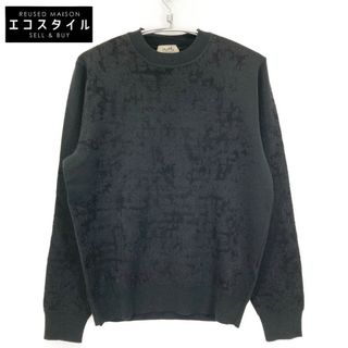 エルメス(HERMES)のエルメス ブラック ウール クルーネック ニット S(その他)