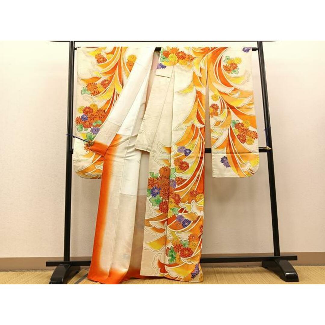 平和屋着物□豪華振袖 吉祥花文 金彩 正絹 逸品 BAAR3759ycの 平和屋着物□豪華振袖 吉祥花文 金彩 正絹 逸品 BAAR3759ycの