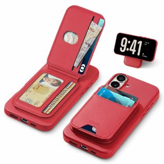 【在庫処分】TUCCH iPhone16 Plus 対応 ケース PUレザー 折(その他)