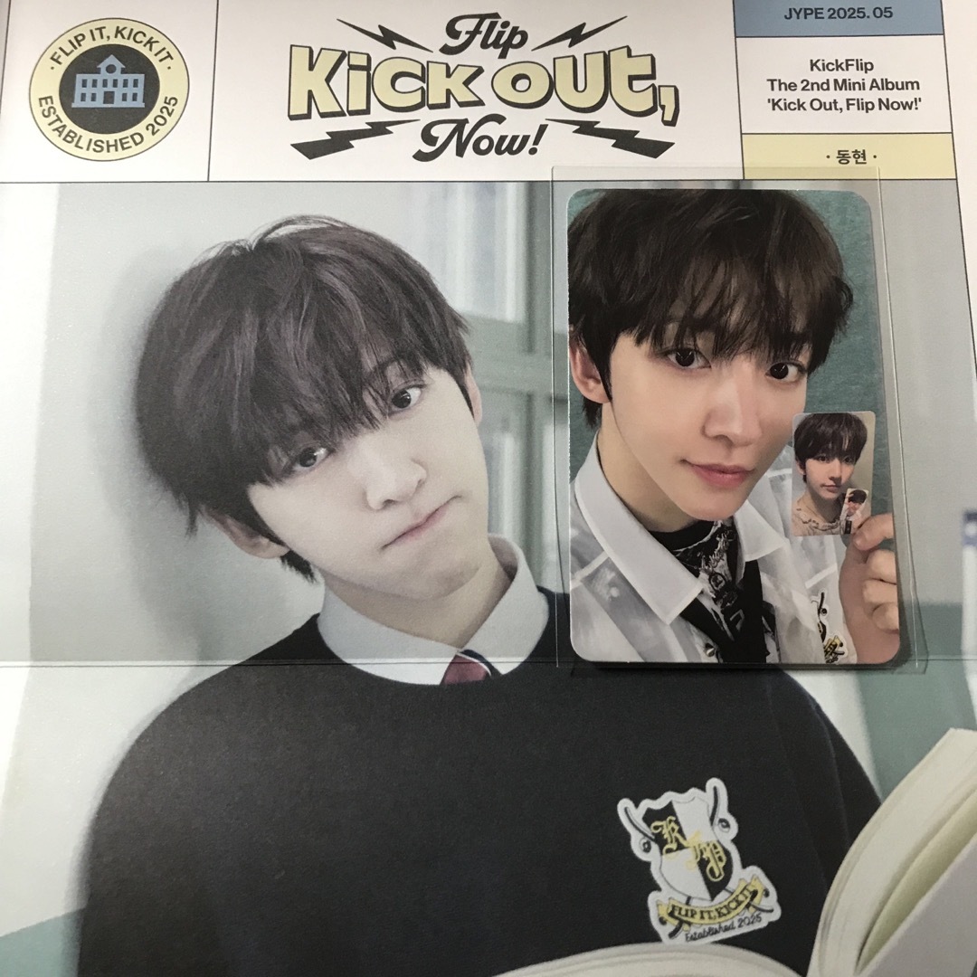 KickFlip ドンヒョン トレカ+ポスター エンタメ/ホビーのCD(K-POP/アジア)の商品写真
