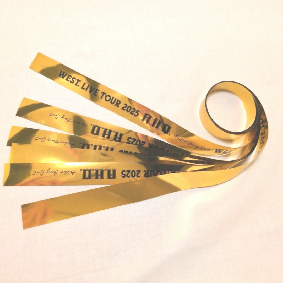 WEST. LIVE TOUR 2025 AHO 銀テープ フル エンタメ/ホビーのタレントグッズ(アイドルグッズ)の商品写真