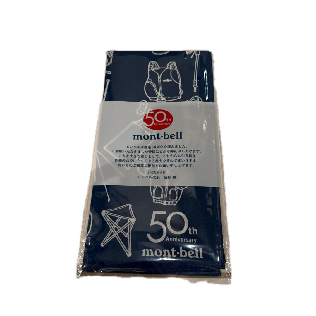 mont bell(モンベル)の【モンベル】mont-bell 50th Anniversary 手ぬぐい スポーツ/アウトドアのアウトドア(登山用品)の商品写真