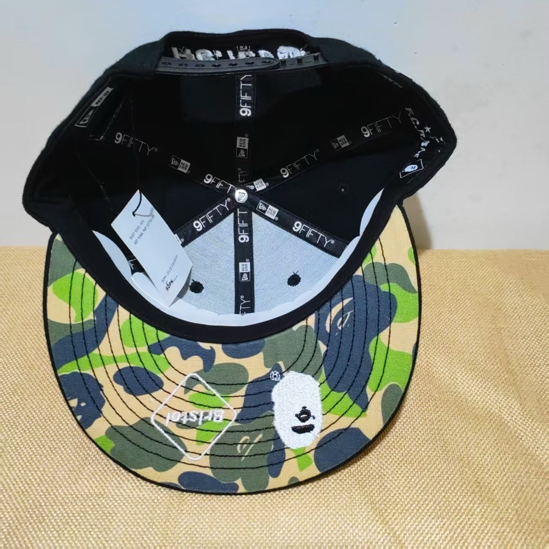 F.C.R.B. A BATHING APE / NEW ERA キャップ