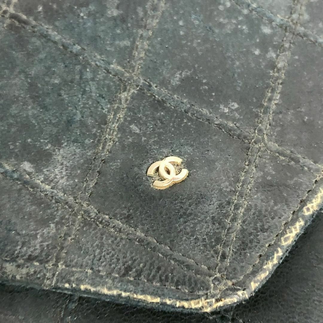 CHANEL - CHANEL シャネル ビコローレ 長財布 ネイビー ブランド