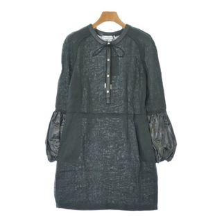 【JW ANDERSON】 プリントティードレス ブラウン ワンピース ラッフルフラワープリントワンピース｜プロポーションボディ