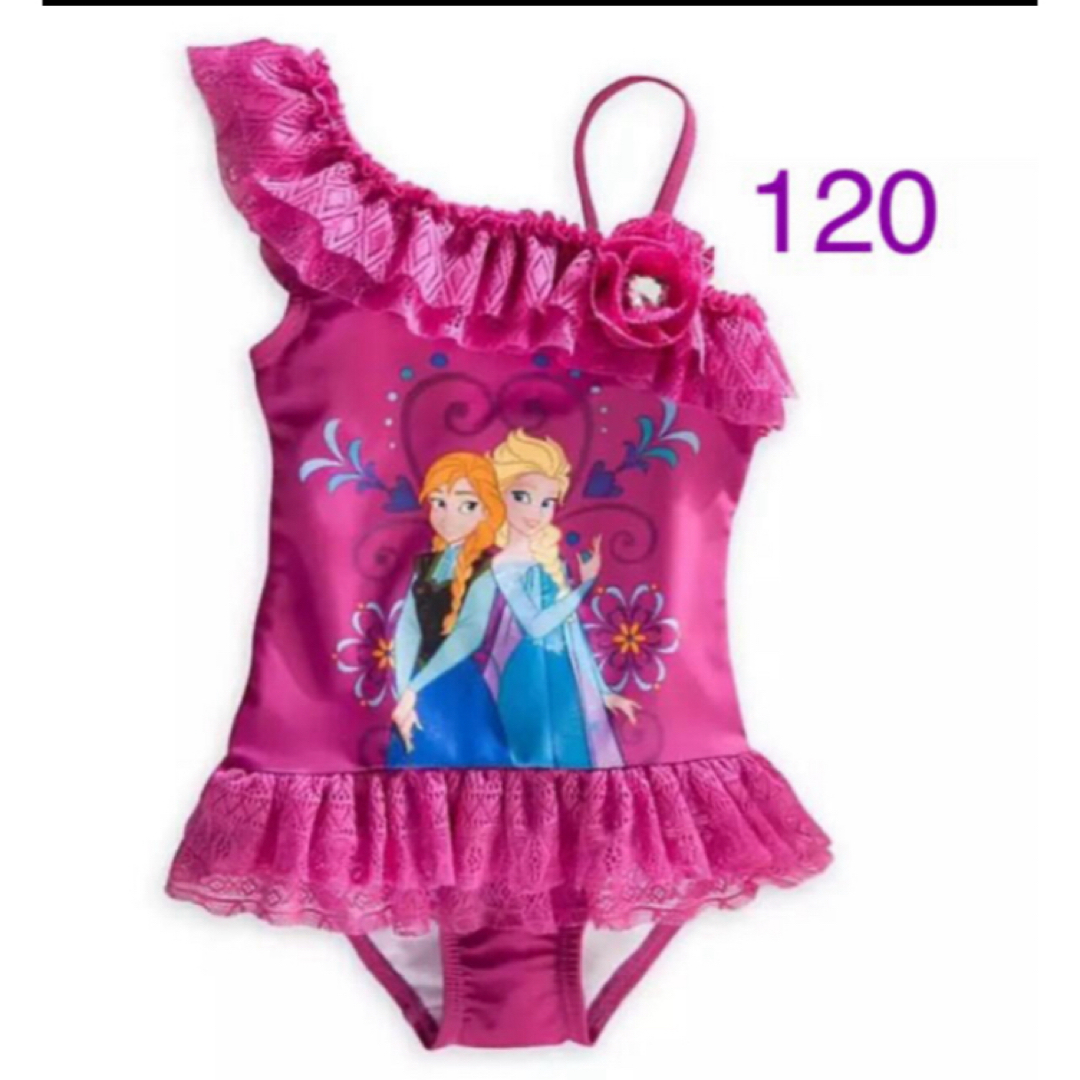 Disney(ディズニー)のデズニー水着 120 キッズ/ベビー/マタニティのキッズ服女の子用(90cm~)(水着)の商品写真