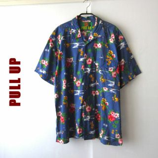 美品　PULL UP／プルアップ★　花柄　コットン　アロハシャツ　F(シャツ)