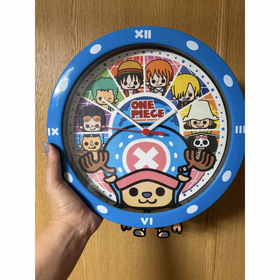 ONE PIECE(ワンピース)のワンピース チョッパー 壁掛け時計 インテリア/住まい/日用品のインテリア小物(掛時計/柱時計)の商品写真