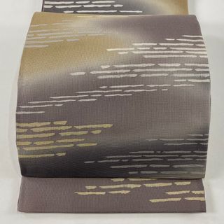 袋帯 逸品 全通 正絹 【中古】(帯)