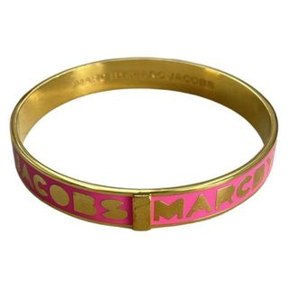 MARC BY MARC JACOBS - MARC BY MARC JACOBS(マークバイマークジェイコブス) バングル美品  - ゴールド×ピンク