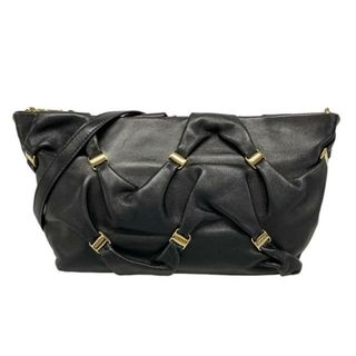 サルヴァトーレフェラガモ(Salvatore Ferragamo)のFERRAGAMO/SalvatoreFerragamo(サルバトーレフェラガモ) ショルダーバッグ美品  ヴァラ 220835 黒 ミニバッグ レザー、ラムスキン(ショルダーバッグ)