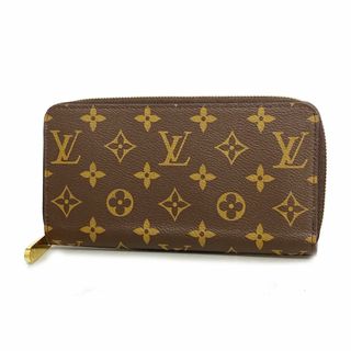 ルイヴィトン(LOUIS VUITTON)の【5ee6847】ルイヴィトン 長財布 モノグラム ジッピーウォレット M42616 ブラウン【中古】メンズ レディース ユニセックス(財布)