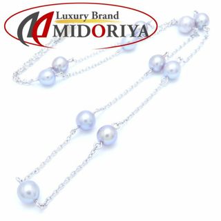 タサキ(TASAKI)のTASAKI 田崎真珠 ステーションパール ネックレス 真珠5～5.5ミリ K18WG ホワイトゴールド/293792【中古】【BJ】(ネックレス)