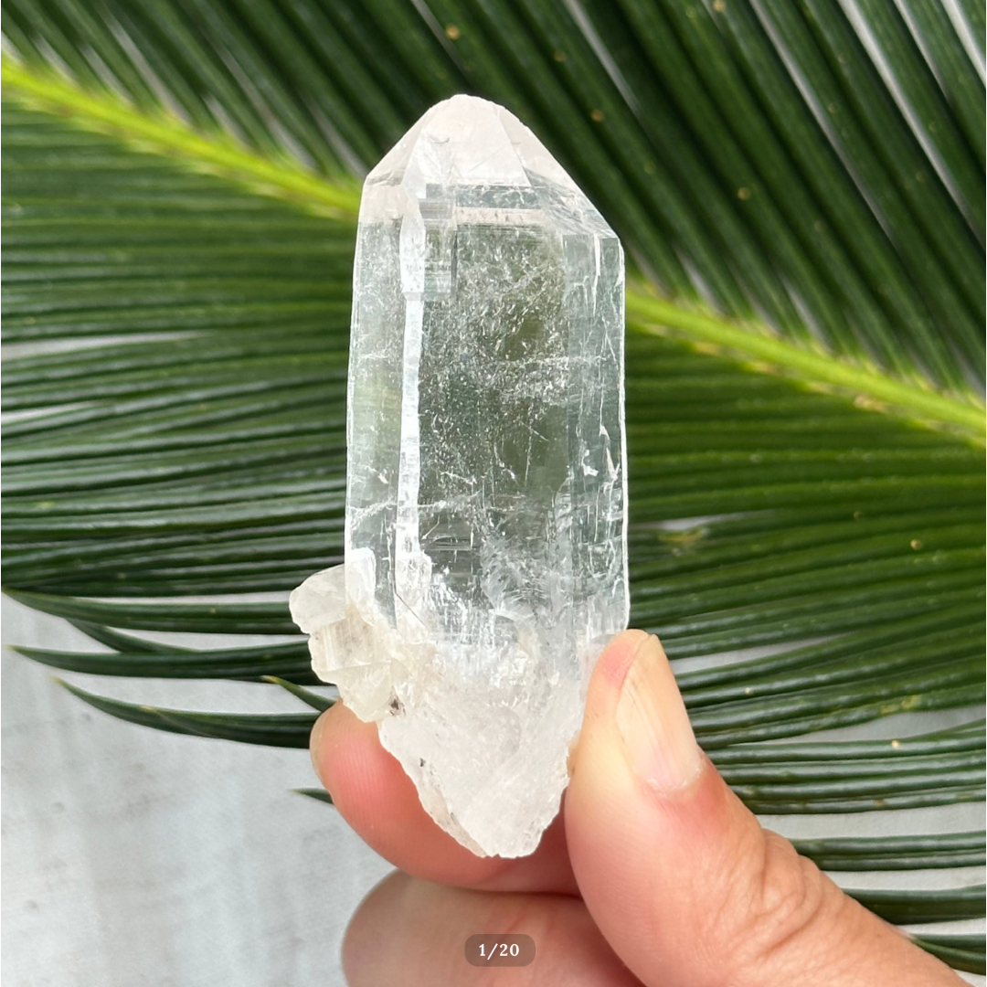 【ヒマラヤ 水晶】ラフカット ポイント マニカラン産 1-12 原石