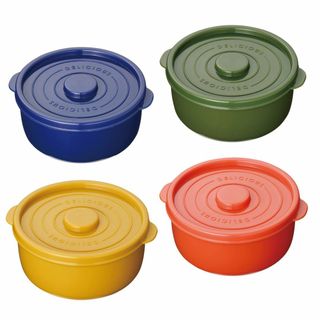 ベーシックスタンダード ココット オシャレ かわいい 弁当箱 丸型 食品 保存容(容器)