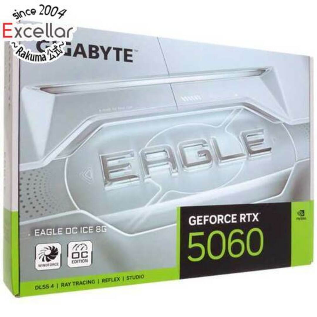 GIGABYTE(ギガバイト)のGIGABYTE製グラボ GV-N5060EAGLEOC ICE-8GD PCIExp 8GB スマホ/家電/カメラのPC/タブレット(PCパーツ)の商品写真