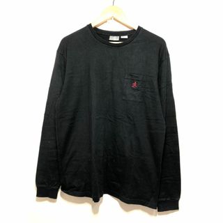 306030 GRAMICCI ポケット ロンT L ブラック Tシャツ (Tシャツ/カットソー(七分/長袖))