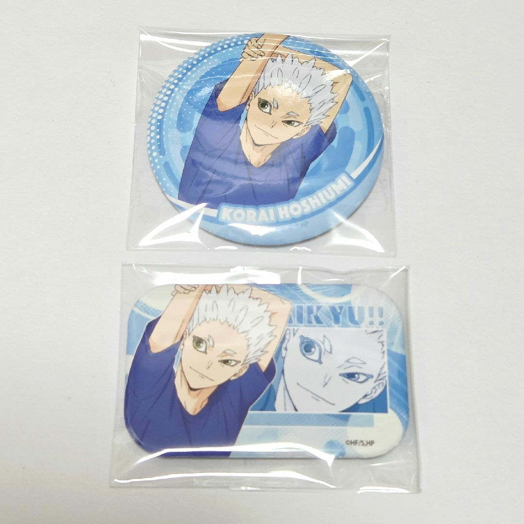 ハイキュー リラックス スクエア 缶バッジ 星海 エンタメ/ホビーのアニメグッズ(バッジ/ピンバッジ)の商品写真