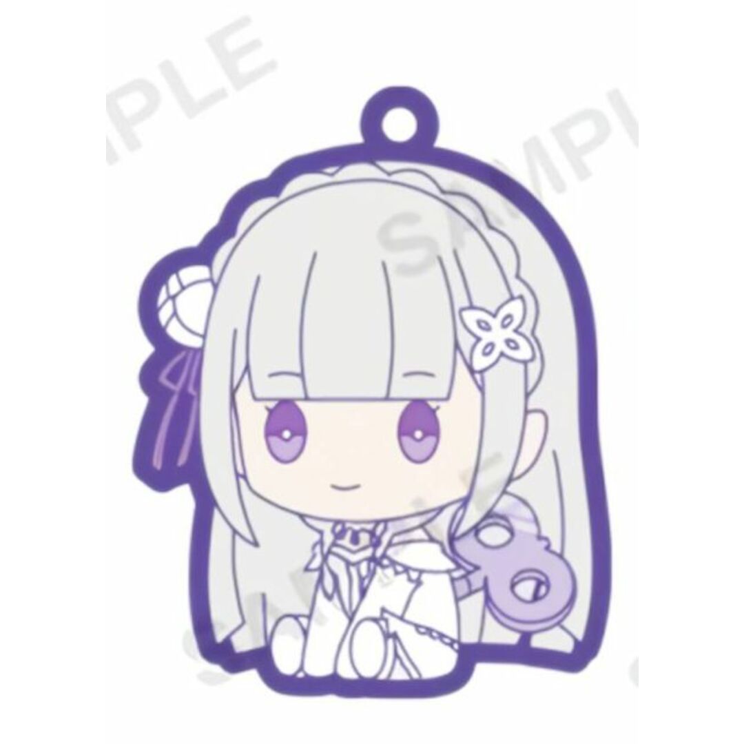 【エミリア 花嫁衣装ver.】Re:ゼロから始める異世界生活 ぺたっとねじまきらばーすとらっぷ エンタメ/ホビーのアニメグッズ(その他)の商品写真