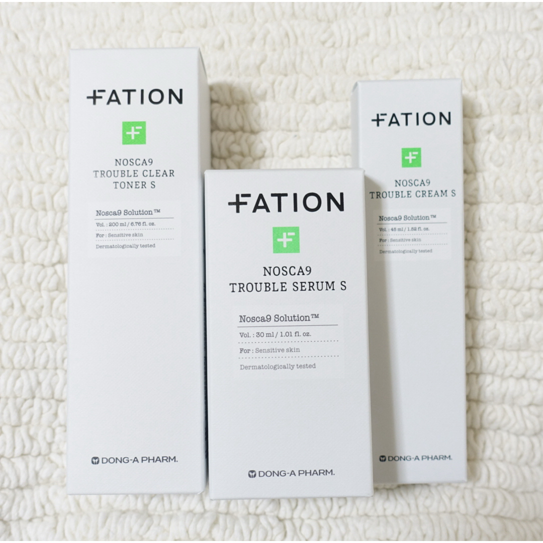 FATION  パティオン 美容液 / ノスカナイン  トラブルS 3点セット コスメ/美容のスキンケア/基礎化粧品(美容液)の商品写真