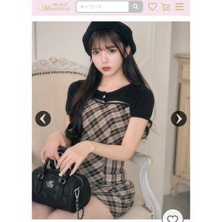 michellMacaron - michellMacaronリボンキャミワンピアンサンブル
