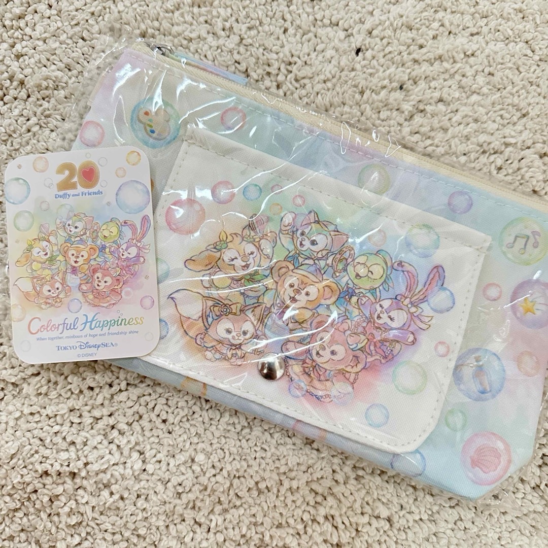 Disney(ディズニー)のダッフィーアンドフレンズ おてふきキャリー エンタメ/ホビーのおもちゃ/ぬいぐるみ(キャラクターグッズ)の商品写真