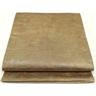 平和屋着物◎全通柄袋帯　霞文　引箔　正絹　逸品　未使用　DAAQ8578qa(帯)