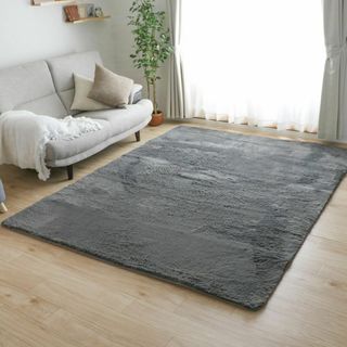 フリーリー シャギーラグ ラグ カーペット 140×100cm 約1畳 防ダニ 