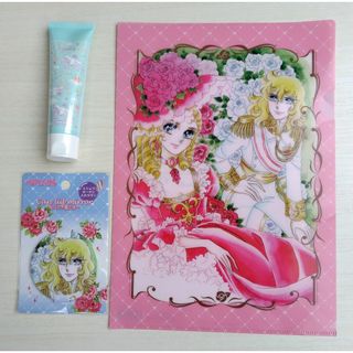 [ベルばら]クリアファイル＆缶バッジ風ミラー、[シナモロール]消毒ハンドミルク(その他)
