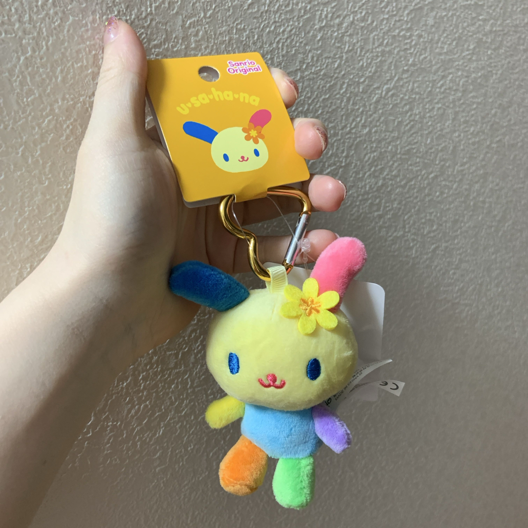 サンリオ キャラクター大賞2025 ミニマスコットホルダー ウサハナ エンタメ/ホビーのおもちゃ/ぬいぐるみ(キャラクターグッズ)の商品写真