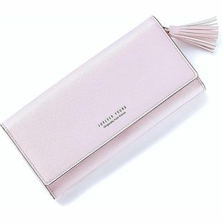 ❤️ 春財布❤️長財布 レディース カード収納 大容量 フリンジ 小銭入れ 多機(傘)