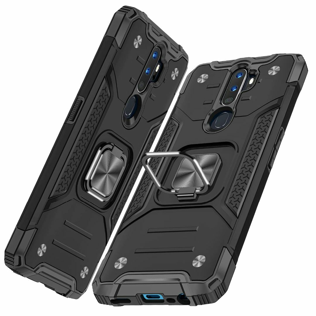 【数量限定】OPPO A5 2020 ケース リング付き 耐衝撃 PC 衝撃吸収 スマホ/家電/カメラのスマホアクセサリー(その他)の商品写真