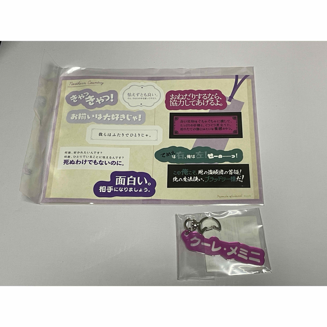 魔法使いの約束 まほやく 北の国 ステッカー 呪文アクリルキーホルダー エンタメ/ホビーのおもちゃ/ぬいぐるみ(キャラクターグッズ)の商品写真