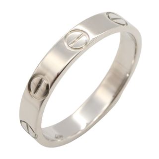 カルティエ(Cartier)のカルティエ CARTIER ミニラブリング リング・指輪 ジュエリー Pt950プラチナ メンズ レディース シルバー系 【中古】(リング(指輪))