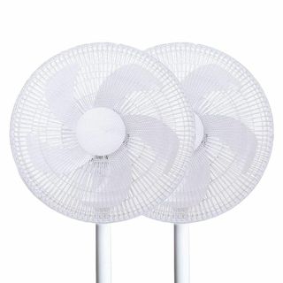 扇風機カバー 2枚入 裏までかかる 直径３０～３５ｃｍ 紐で固定するタイプ 安全