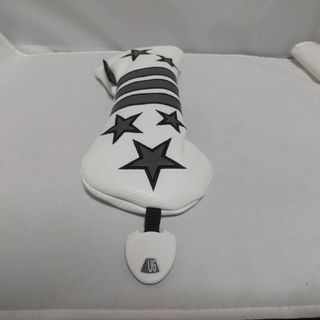 ゴルフ ユーティリティーUT用ヘッドカバー 星柄 ホワイト 2(その他)