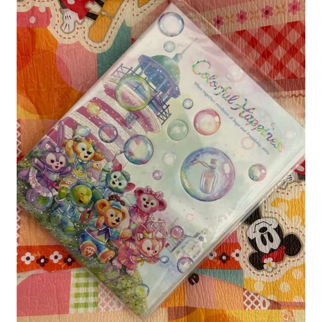 Disney(ディズニー)のワッペンホルダー カラフルハピネス ダッフィー&フレンズ エンタメ/ホビーのおもちゃ/ぬいぐるみ(キャラクターグッズ)の商品写真