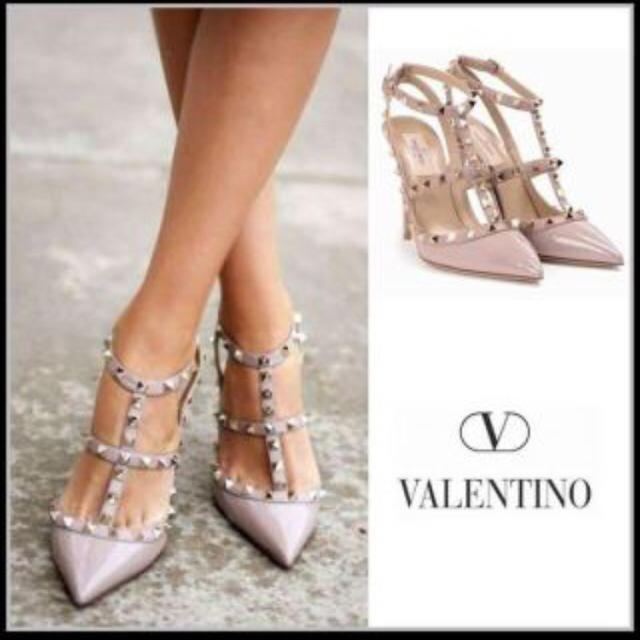 殿堂 VALENTINO - 〈新作、新品未使用〉VALENTINO パンプス プードル36