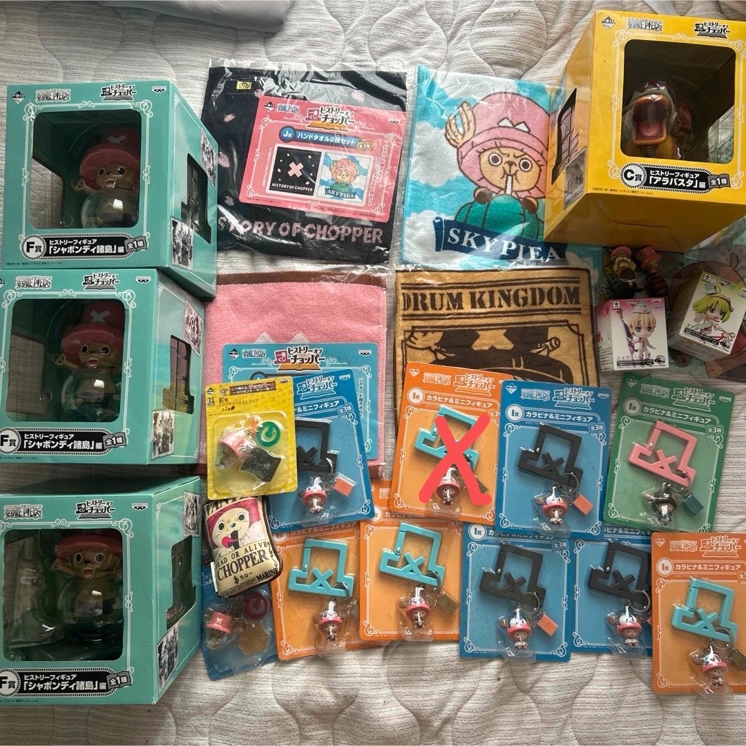 BANPRESTO(バンプレスト)のヒストリーオブチョッパー詰め合わせ エンタメ/ホビーのおもちゃ/ぬいぐるみ(キャラクターグッズ)の商品写真