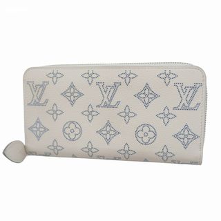ルイヴィトン(LOUIS VUITTON)の【5ee7306-b】ルイヴィトン 長財布 マヒナ ジッピーウォレット M11745 ホワイト ブルー【中古】レディース(財布)