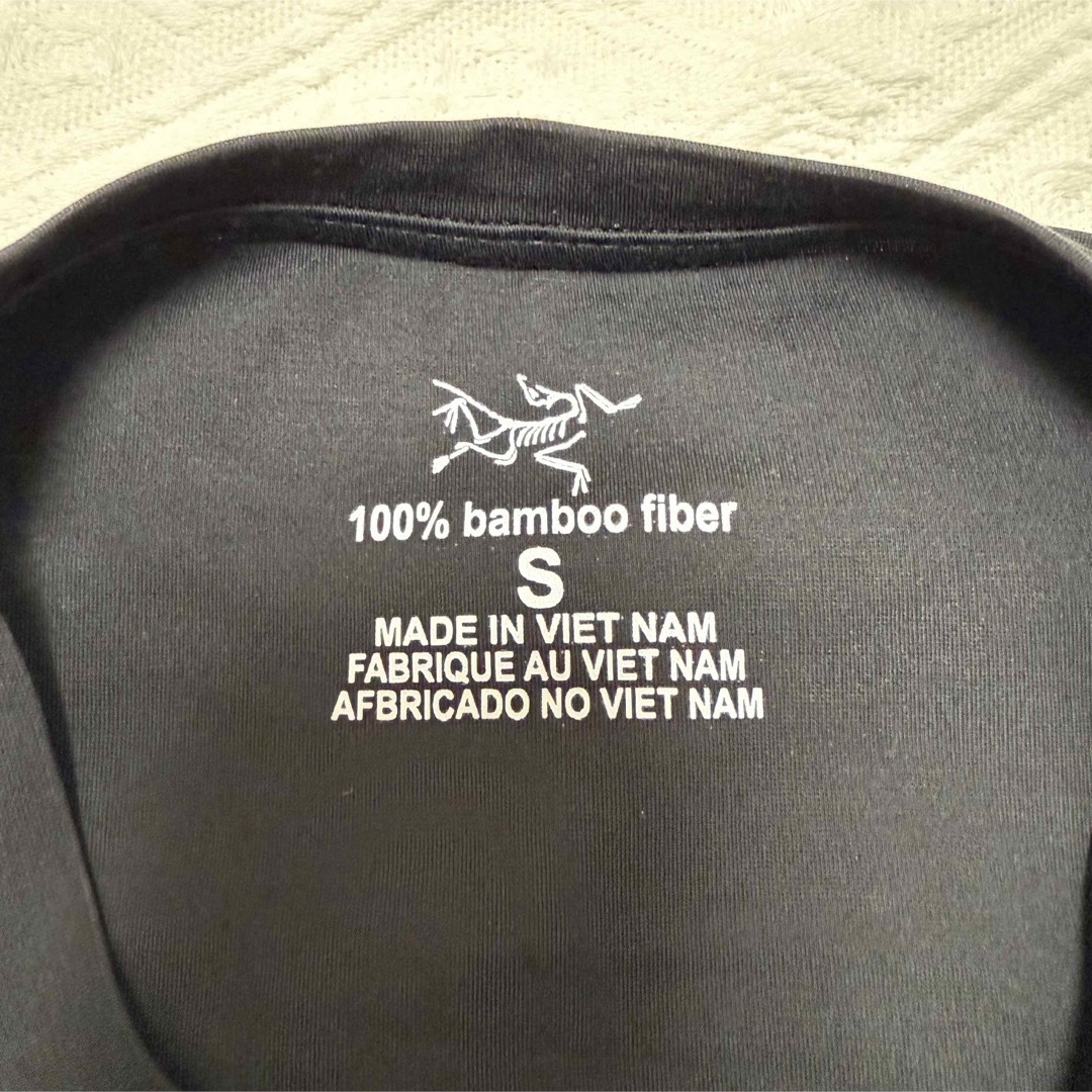 アークテリクス Tシャツ サイズS バンブーファイバー ブラックの