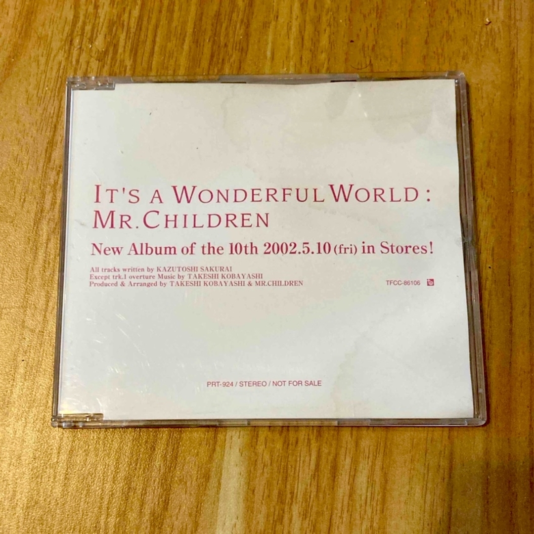 Mr.Children(ミスターチルドレン)の【非売品】サンプルCD Mr.Children  エンタメ/ホビーのCD(ポップス/ロック(邦楽))の商品写真
