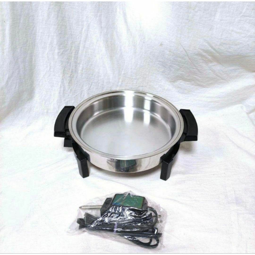 ロイヤルクイーン 電気フライパン LIQUID CORE 中古品 蓋無し@ インテリア/住まい/日用品のキッチン/食器(その他)の商品写真