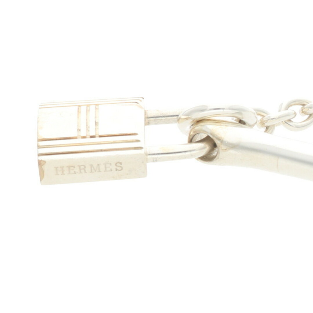 【Hermes】エルメス★necklace ★パドロックネックレス★未使用 エルメス Hermes ネックレス カデナ ペンダント パドロック シルバー
