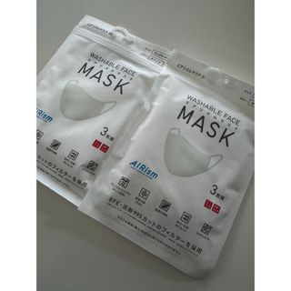 ユニクロ(UNIQLO)のユニクロ　エアリズムマスク　Mサイズ　白×2袋(日用品/生活雑貨)