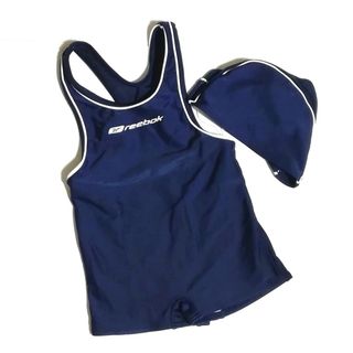 リーボック(Reebok)の(新品未使用)リーボック reebok 男児スクール水着 95cm帽子付きタグ付(水着)